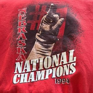 Red Nebraska National Champions 1994 sweatshirt